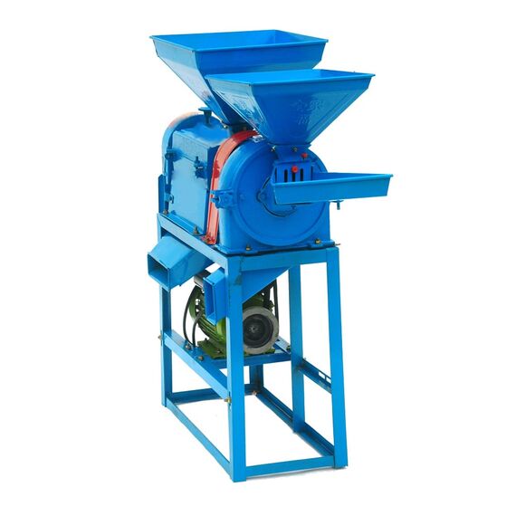 AUTOMATIC COMBINED RICE MILL AND PULVERIZER WITH 3HP MOTOR 250KG/HR OUTPUT