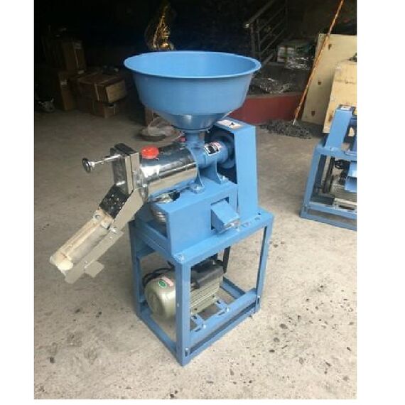ADVANCE CHROME TYPE MINI RICE MILL WITH 3 HP MOTOR