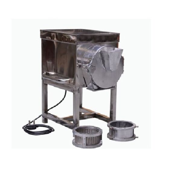 STAINLESS STEEL DRYFRUIT CHIPS AND POWDER MACHINE WITH 1HP MOTOR