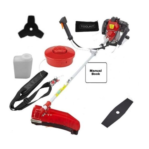 SIDEPACK BRUSH CUTTER WITH GX-35 ENGINE, 4 STROKE