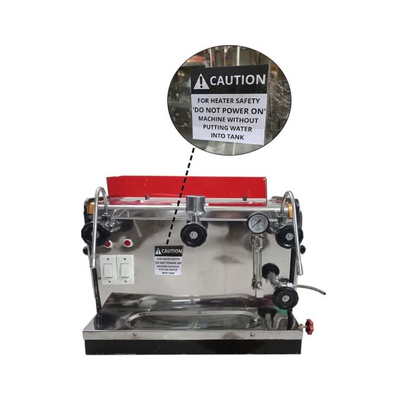ELECTRIC AND GAS INDIAN TYPE COFFEE MACHINE, 20 INCHES