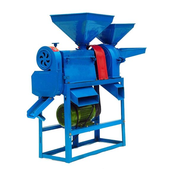 AUTOMATIC COMBINED RICE MILL AND PULVERIZER WITH 3HP MOTOR 250KG/HR OUTPUT