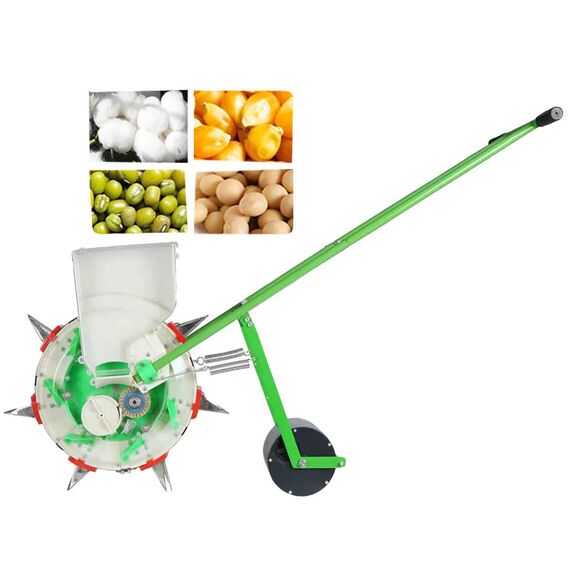 MANUAL SEED DRILL WITH SINGLE BARREL