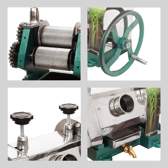 STAINLESS STEEL SUGARCANE JUICER MACHINE WITH 2HP MOTOR