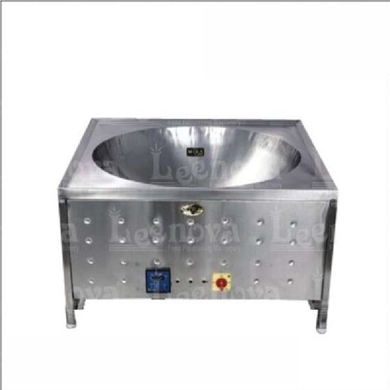 STAINLESS STEEL 8 LTR TABLE TOP ELECTRIC KADAI, 18 INCH