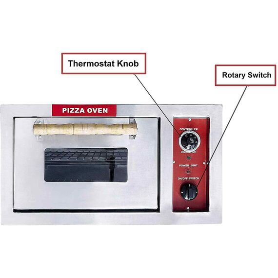 STAINLESS STEEL ELECTRIC OPERATED PIZZA OVEN, 18X24 INCH