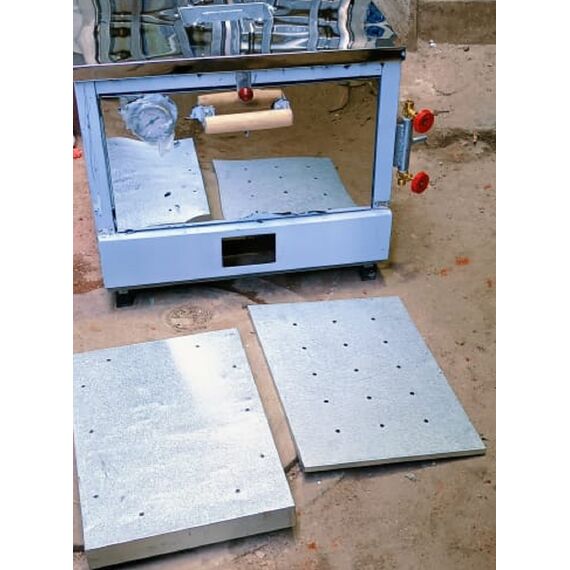 STAINLESS STEEL GAS OPERATED PIZZA OVEN 18X24 INCH