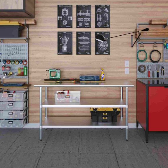 STAINLESS STEEL KITCHEN WORK TABLE (36=800)