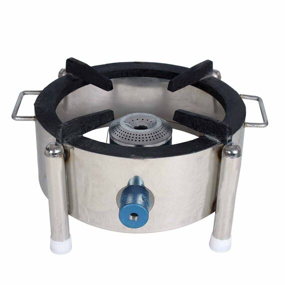STAINLESS STEEL ROUND BHATTI, 18 INCH