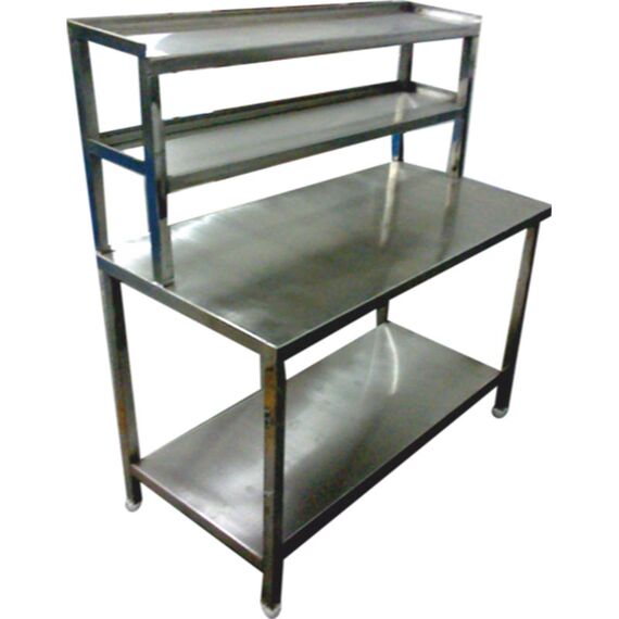 STAINLESS STEEL KITCHEN PICK UP TABLE (43=500)