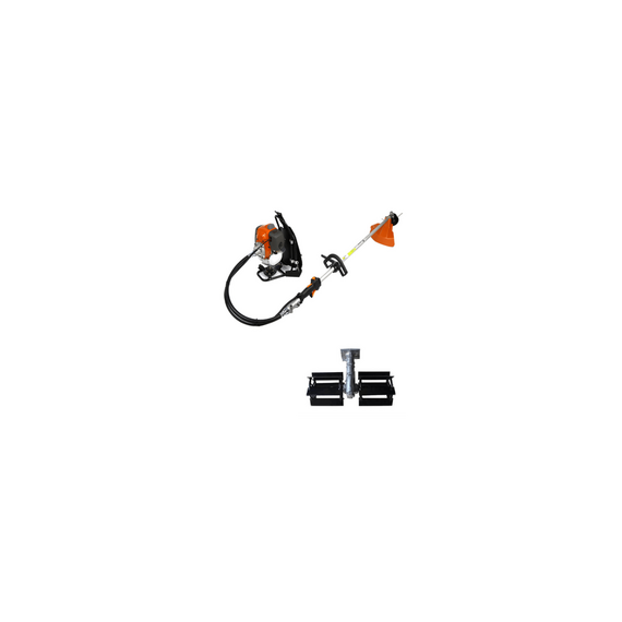 BACKPACK BRUSH CUTTER WITH TILLER ATTACHMENT, 52 CC, 2 STROKE (COMBO)