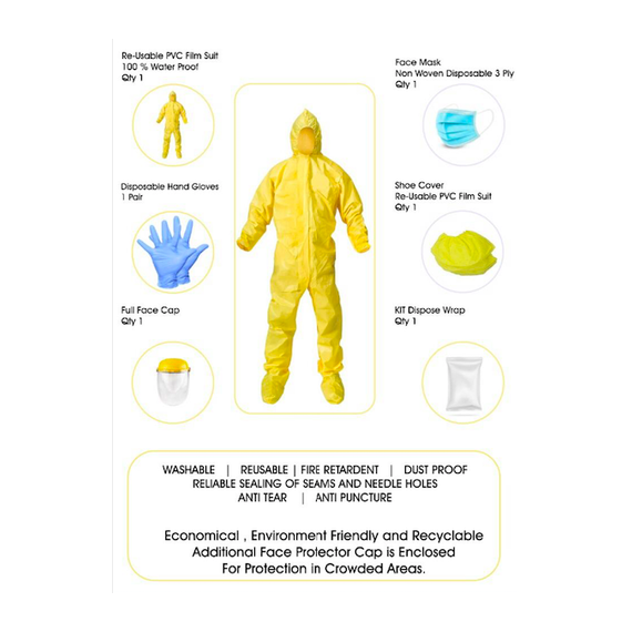 REUSABLE PPE KIT FOR CHEMICAL PROTECTION