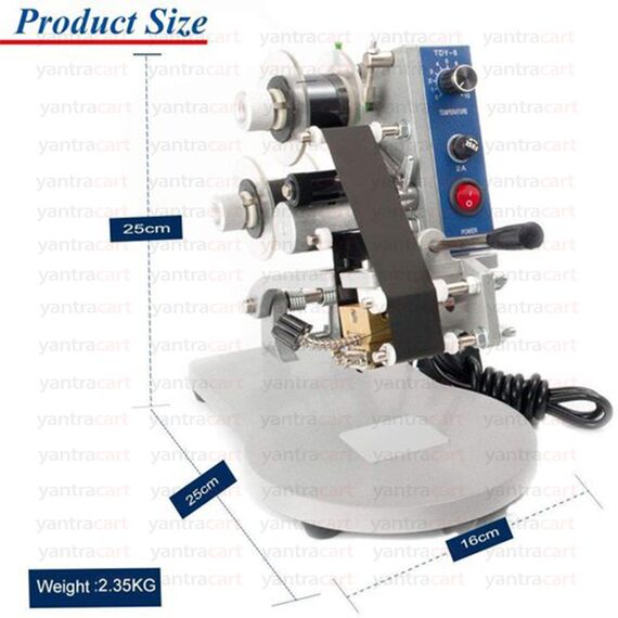 MANUAL HOT CODE PRINTER DY 8 (3 LINE)