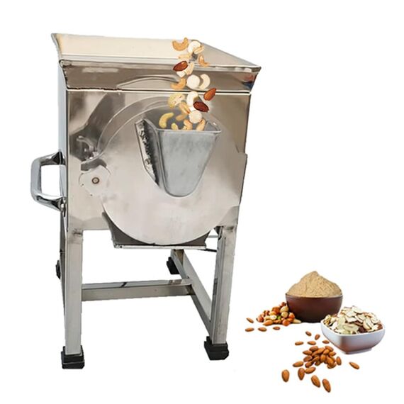 STAINLESS STEEL DRYFRUIT CHIPS AND POWDER MACHINE WITH 1HP MOTOR