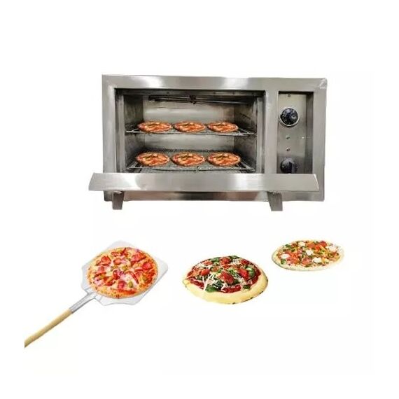 STAINLESS STEEL GAS OPERATED PIZZA OVEN, 12X18 INCH