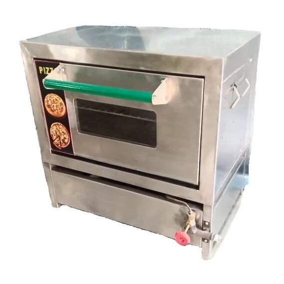 STAINLESS STEEL GAS OPERATED PIZZA OVEN, 10X16 INCH