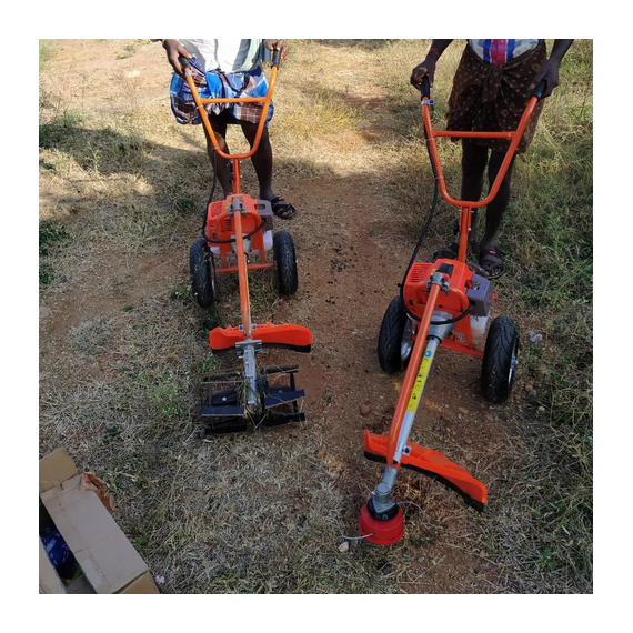 HAND PUSH TROLLEY BRUSH CUTTER 52CC 2-STROKE