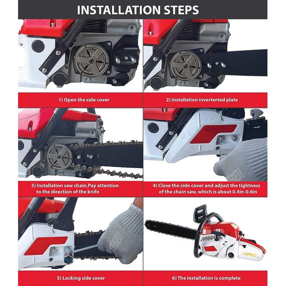 18 INCH PETROL CHAINSAW 58 CC