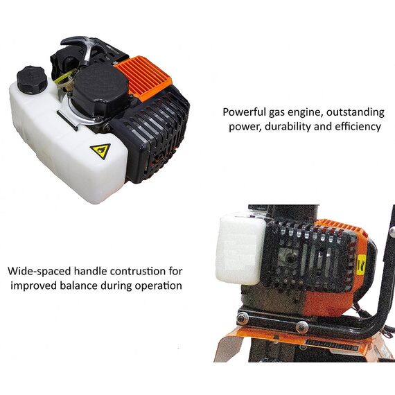 2 STROKE MINI POWER TILLER / WEEDER, 52 CC