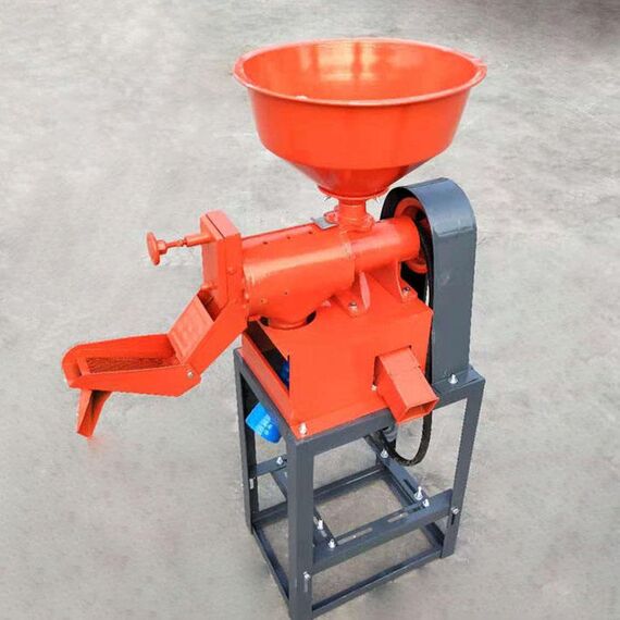 HEAVY DUTY RICE MILL MACHINE WITH 6.5 HP PETROL ENGINE, 150 KG/HR