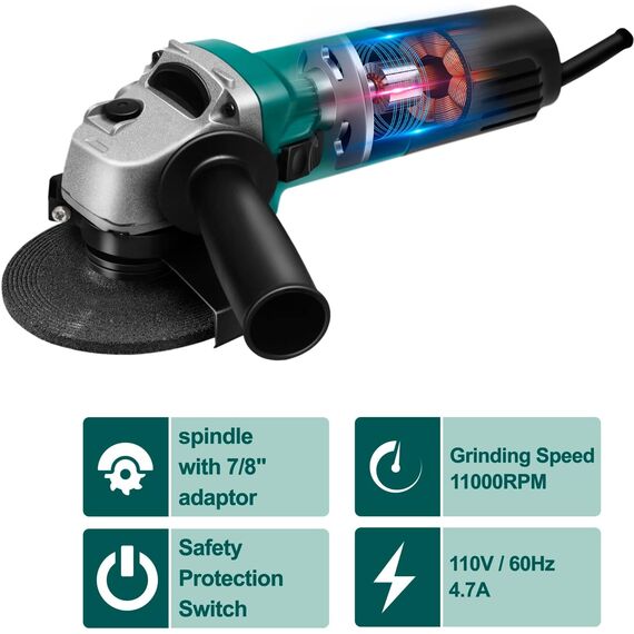 ANGLE GRINDER ELECTRIC, 1350 W
