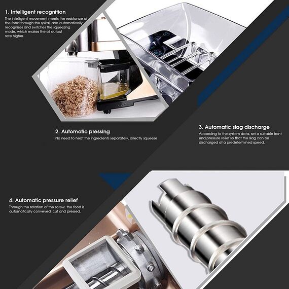 AUTOMATIC COLD OIL PRESS MACHINE 400 WATT