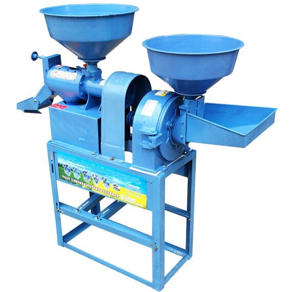 AUTOMATIC COMBINED RICE MILL & PULVERIZER MACHINE WITHOUT MOTOR