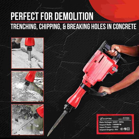 ELECTRIC DEMOLITION HAMMER MACHINE 1250W