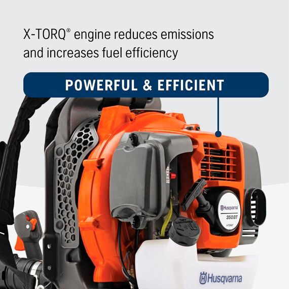 HUSQVARNA 350BT PETROL LEAF BLOWER, 50.2 CC