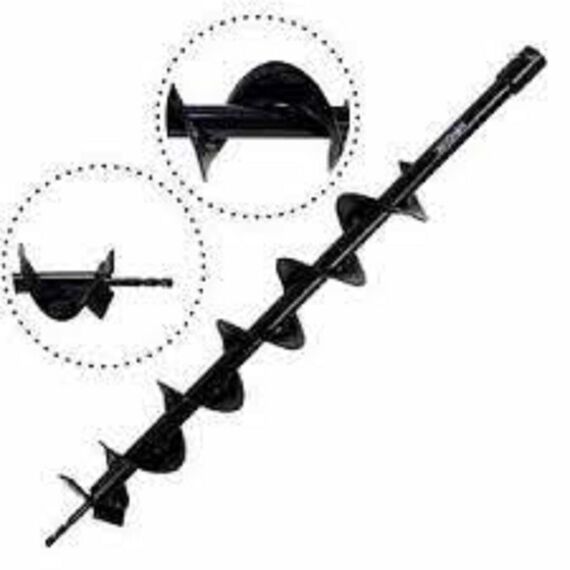 6" INCH EARTH AUGER DRILL BIT