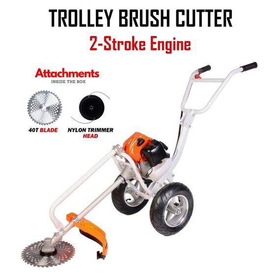 NEPTUNE BC-520W HEAVY DUTY WHEEL TYPE BRUSH CUTTER 2 STROKE
