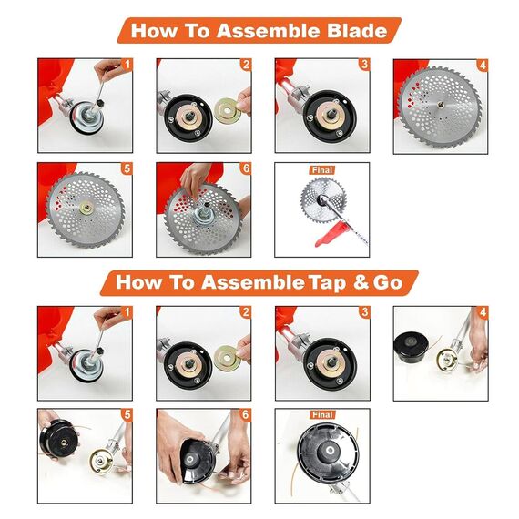 NEPTUNE BC-520 BPK HEAVY DUTY PETROL BRUSH CUTTER BACK PACK 2 STROKE 52CC