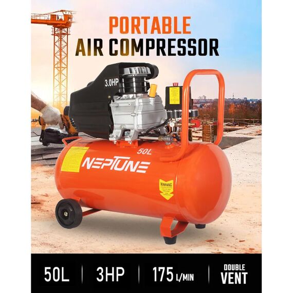 NEPTUNE NAC-50 HEAVY DUTY AIR COMPRESSOR 50 LITER