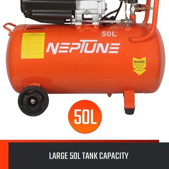 NEPTUNE NAC-50 HEAVY DUTY AIR COMPRESSOR 50 LITER