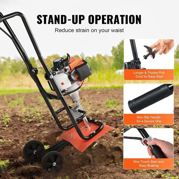 NEPTUNE NC-52T HEAVY DUTY MINI WEEDER 52CC PETROL ENGINE