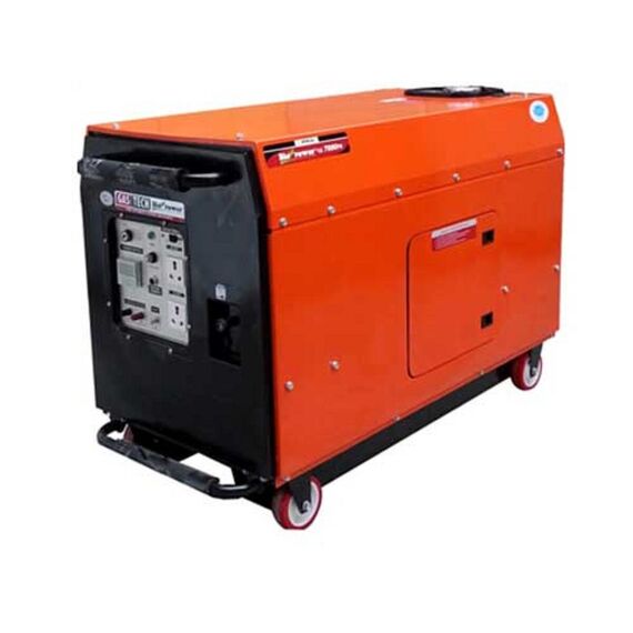 HPM 7.5 KVA RECOIL AND SELF START SILENT GENERATOR GE-7500PS