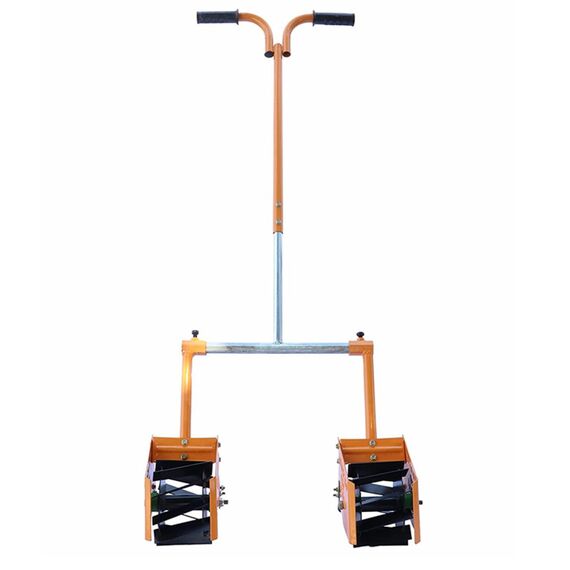 DOUBLE ROW MANUAL ROLLER WEEDER