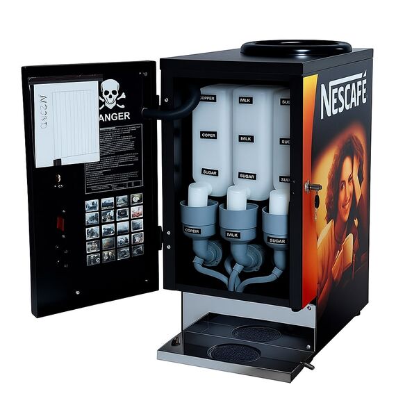 NESCAFE 3 TANK COFFEE & TEA VENDING MACHINE