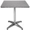 STAINLESS STEEL SQUARE FAST FOOD TABLE