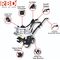 RBD HEAVY DUTY POWER TILLER, CULTIVATOR, ROTARY, WEEDER WITH 2 STROKE 3 HP ENGINE FOR AGRICULTURE & GARDEN USE