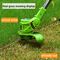 BATTERY OPERATED FLEXIBLE GRASS CUTTER 24W DOUBLE BATTERY