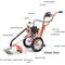 KISTON WHEEL TYPE BRUSH CUTTER, 52CC, 2 STROKE