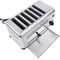 STAINLESS STEEL 6-BREAD POP UP TOASTER
