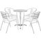 STAINLESS STEEL ROUND FAST FOOD TABLE
