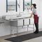 COMMERCIAL STAINLESS STEEL TRIPLE SINK UNIT