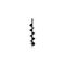 DOUBLE WOLF 68CC EARTH AUGER (DOUBLE HANDLE WITH HEAVY FRAME) WITH 4 INC BIT