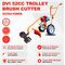 PETROL GRASS CUTTER WITH 2 STROKE 52CC ENGINE WITH FLAT TILLER ATTACHMENT