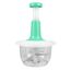 PUSH FOOD CHOPPER, STEEL LARGE MANUAL HAND-PRESS VEGETABLE CHOPPER MIXER CUTTER