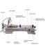 SINGLE HEAD LIQUID FILLING MACHINE 50-500 ML