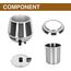 STEEL BODY SOUP POT 9 LITRE